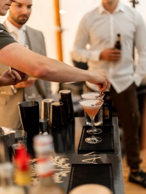 Pornstar Martini Garnish Mixology Cocktail Catering